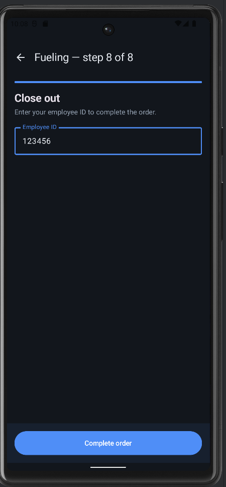 Stats dashboard.